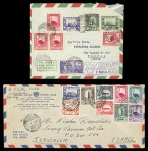 SOMALIA A.F.I.S. 1953/54 - Due aerogrammi, ... 