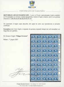 1892 - 5 cent. su 10 cent. ... 