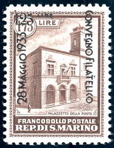 1933 - 1,25 lire su 1,75 lire Convegno ... 