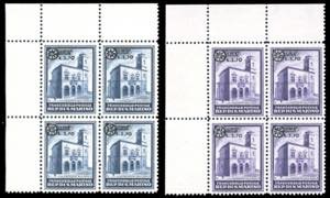 1934 - Palazzetto soprastampati, serie ... 