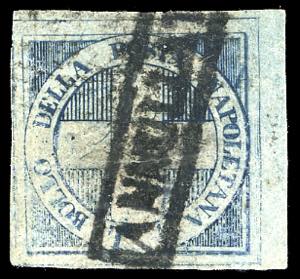1860 - 1/2 tornese azzurro Crocetta (16), ... 
