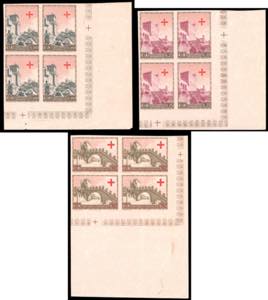 1951 - Croce Rossa, serie completa ... 