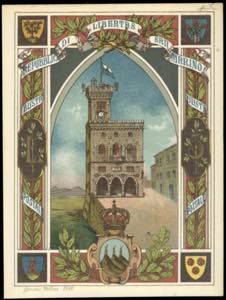 INTERI POSTALI 1894 - 5 lire Palazzo del ... 