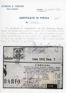 1861 - 1/2 tornese azzurro ... 