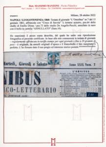 1861 - 1/2 tornese azzurro ... 