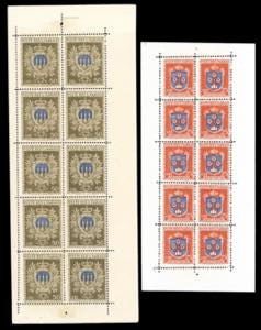 1945/46 - Stemmi, minifogli, serie ... 