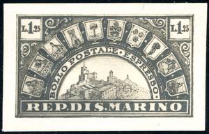 1929 - 1,25 lire espresso, prova fotografica ... 