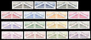 1928 - Non dentellati al centro, serie ... 