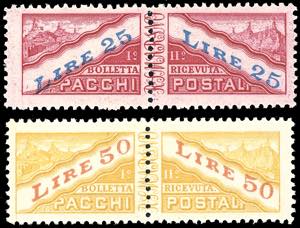 1946 - 25 e 50 lire (31/32), nuovi, gomma ... 
