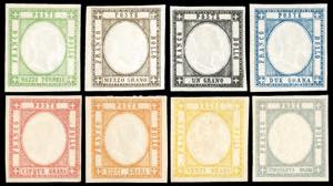 1861 - Serie completa nei colori più comuni ... 