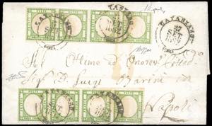 1862 - 1/2 tornese verde giallo (17e), due ... 