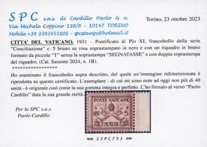 SEGNATASSE 1931 - 5 cent., senza ... 