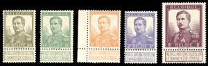 BELGIO 1912 - 20 cent., 40 cent., 1 fr., 2 ... 