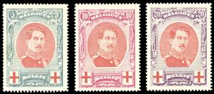 BELGIO 1915 - Pro Croce Rossa, serie ... 