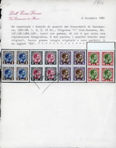 DANIMARCA 1921/28 - Ordinaria, ... 