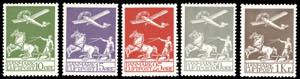 DANIMARCA POSTA AEREA 1925/29 - Serie ... 