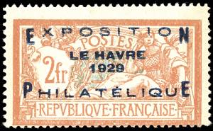 FRANCIA 1929 - 2 fr. Le Havre (257A), nuovo, ... 
