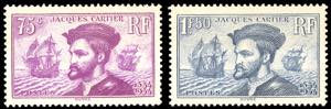 FRANCIA 1934 - Jacques Cartier, serie ... 
