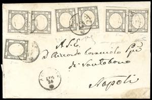 1861 - 1 grano grigio nero (19a), un singolo ... 