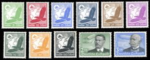 GERMANIA REICH POSTA AEREA 1934 - Serie ... 
