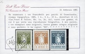 GROENLANDIA PACCHI POSTALI 1905 - ... 