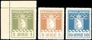 GROENLANDIA PACCHI POSTALI 1905 - Orso ... 