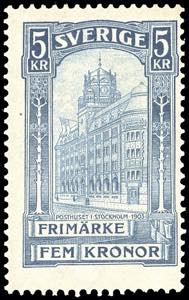 SVEZIA 1903 - 5 k. Palazzo delle Poste (54), ... 