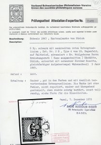 SVIZZERA CANTONALI ZURIGO 1845 - 6 ... 