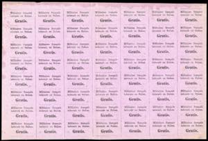 SVIZZERA FRANCHIGIA 1871 - Marca di ... 