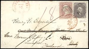 STATI UNITI DAMERICA 1862 -  3 cent. e 24 ... 