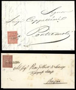 PARMA 1852/59 - Bellinsieme di 14 ... 