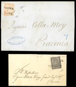 PARMA 1852/59 - Bellinsieme di 14 ... 