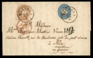 SARDEGNA CONTEA DI NIZZA 1853/1869 ... 