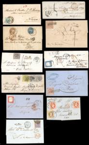 SARDEGNA CONTEA DI NIZZA 1853/1869 - Insieme ... 