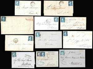 SICILIA 1859/1860 - Lotto di undici lettere ... 