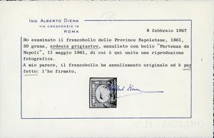 1861 - 50 grana ardesia oltremare ... 