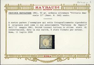 1861 - 50 grana ardesia oltremare ... 