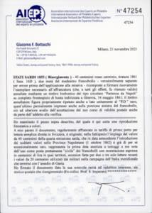 1861 - 40 cent. rosso carminio, IV ... 