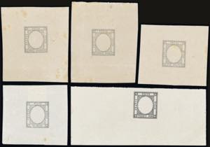 1861 - Prove della pietra in nero con ... 