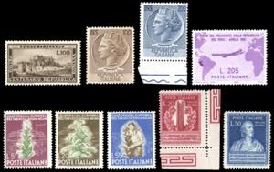 REPUBBLICA ITALIANA 1949/1961 - Lotto di ... 