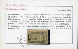 CORPO POLACCO GOVERNO DI LONDRA ... 