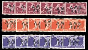 TRIESTE A ESPRESSI 1947/52 - Sei ... 