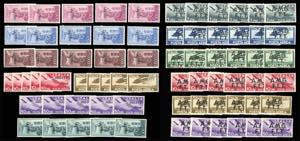 TRIESTE A POSTA AEREA 1947/52 - Sei serie ... 