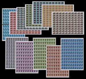 TRIESTE B 1954 - Serie completa Animali in ... 