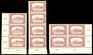 FIUME 1918/19 - 75 f. blocco di ... 