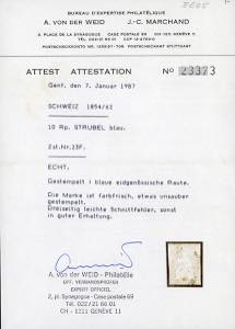 SVIZZERA 1854/1862 - Cinque ... 