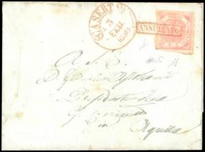 CASERTA, annullato + cerchio rossi punti 13 ... 