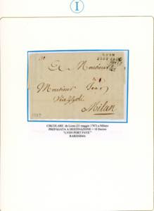 INCOMING MAIL FRANCIA 1787 - ... 