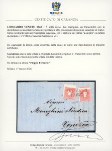 1860 - 5 soldi rosso, II tipo ... 