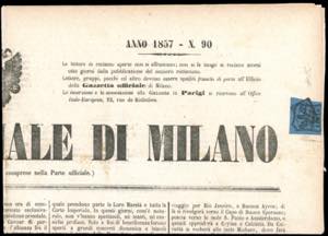 1857/59 - 6 cent. rosa vivo (1), ... 